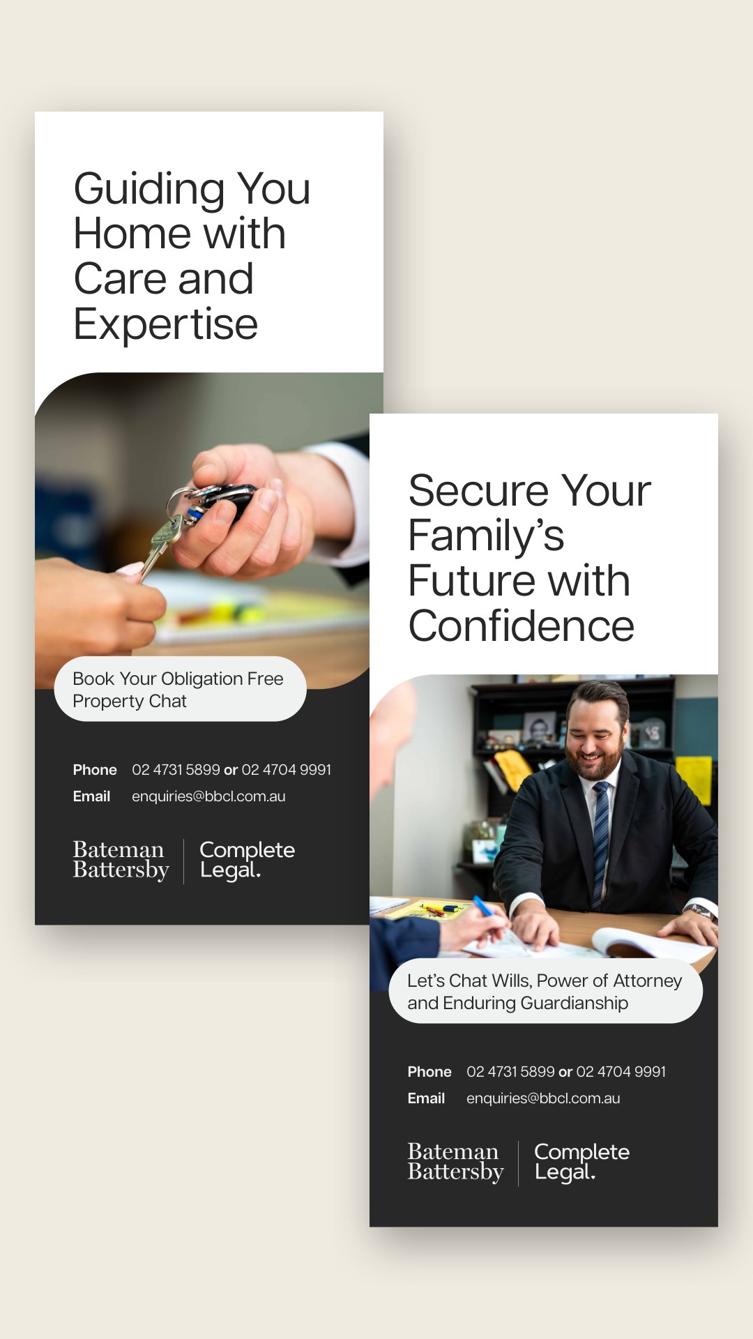 Bateman Battersby | Complete Legal property and wills brochures with contact details
