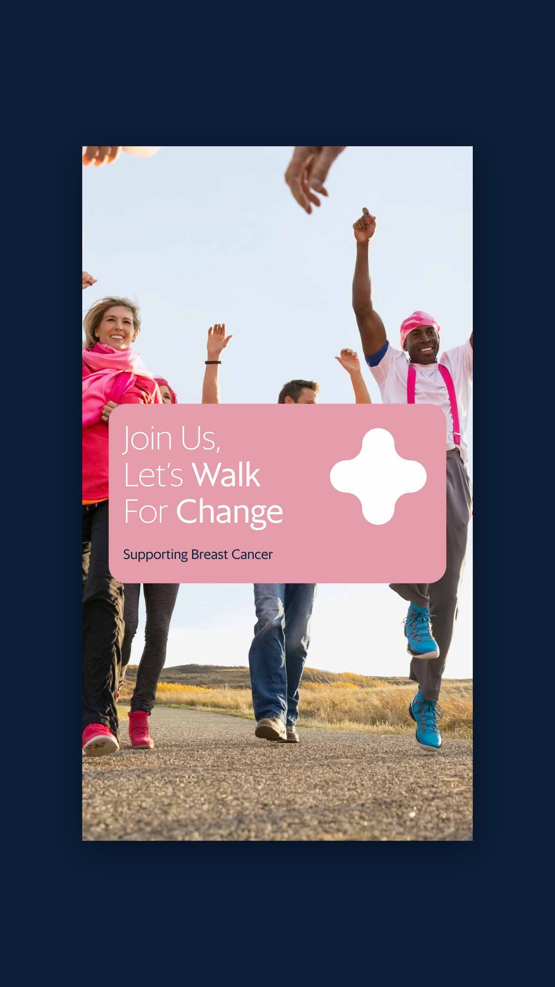 OnePointHealth Walk For Change social story template